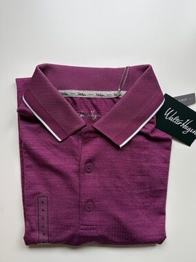 Walter Hagen Performance 11 Golf Polo S Raspberry NWT